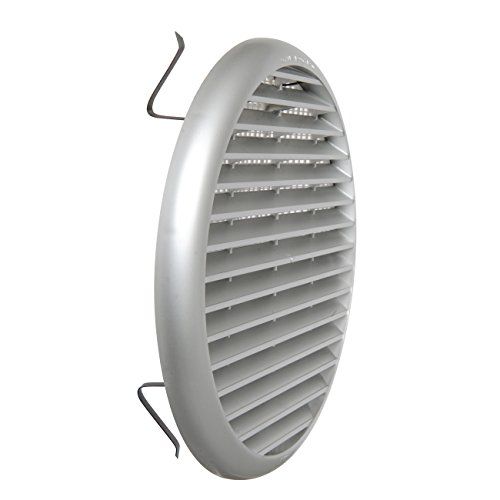 La Ventilazione TUR200CR ventilatierooster - zilver - Ø 235 mm