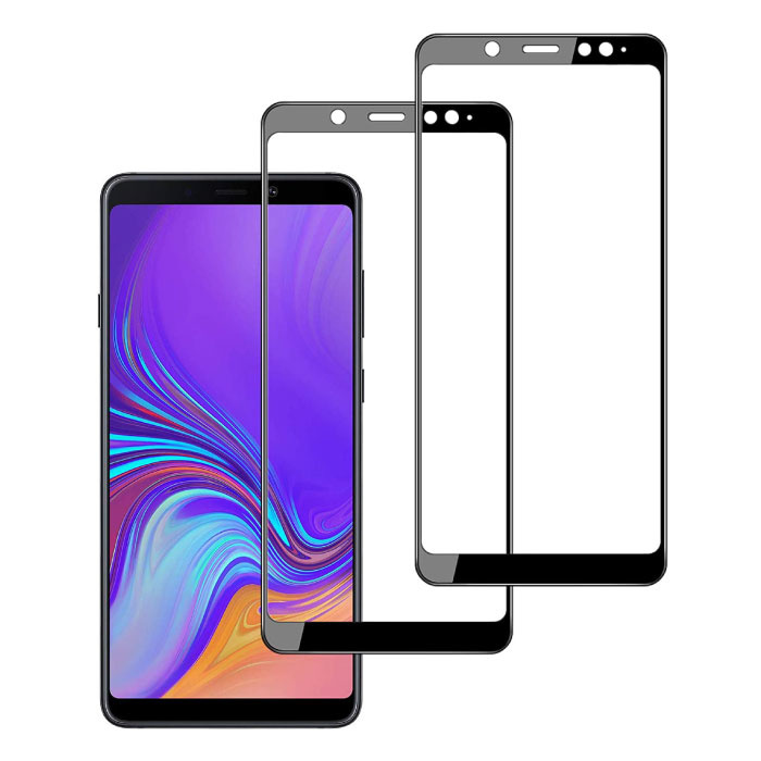 Stuff Certified 2-Pack Samsung Galaxy A9 2017 Full Cover Screen Protector 9D Tempered Glass Film
