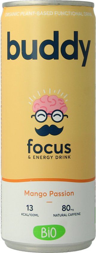 Buddy Drink mango passion biologisch 250 ml