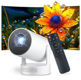 Icecat Mini-projecteur, 4K, Wi-Fi 6, Bluetooth 5.4, 12000 lumen, blanc