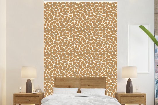 Nr1Wallpaper Behang - Fotobehang Giraffe print - Breedte 225 cm x hoogte 350 cm