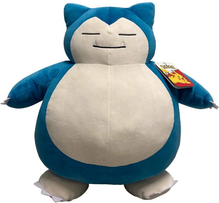 Pokemon Pokémon BO37477, Relaxo pluche (slapend, 45 cm), slaapt het niet schattig? Daar wil je je direct naast liggen en zachtjes met zijn favoriete spokémon sluimeren