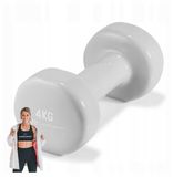 Marbo Sport Dumbbell UpForm Vinyl halter 4 kg Roze