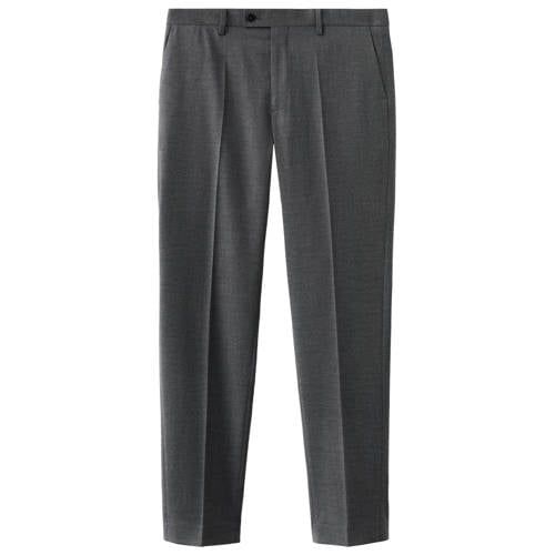 Mango Man Milan slim pantalon grijs