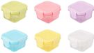 Ibenzoa® Set de 6 petites boîtes de conservation avec couvercle