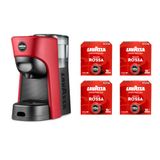 Lavazza A Modo Mio Tiny Eco Rood koffiezetapparaat met 64 capsules