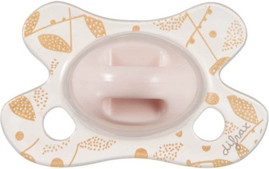 Difrax Fopspeen Newborn Natural - Grijs/Bruin - 0-6 maanden
