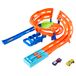Hot Wheels Action Rondvliegracebaan, 2 speelgoedauto's (schaal 1:64)