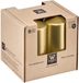 Trend Candles Cilinderkaarsen - 4x - goud - 5 x 10 cm - 18 branduren - geurloos - wax - kaarsen