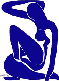 Henri Matisse Kunstdruk - Nu bleu I 60x80cm