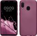 kwmobile telefoonhoesje geschikt voor Samsung Galaxy A20e - Back cover in metallic lila