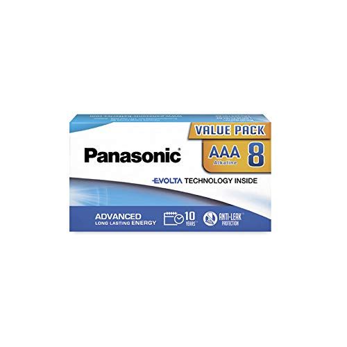 Panasonic EVOLTA AAA Micro LR03 Alkaline Batterijen - 8 stuks