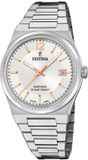 Festina F20035/2 Unisex Polshorloge Saffierglas Staal Zilverkleurig 35mm