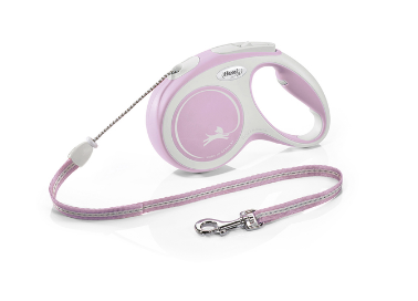 Flexi New Comfort M - Rollijn - Roze - 5 m - 20 kg