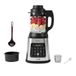 Moulinex Perfectmix Cook High Speed verwarmde blender, 10 automatische programma's, 1400 W, YY5607FG, zwart en transparant, metaal