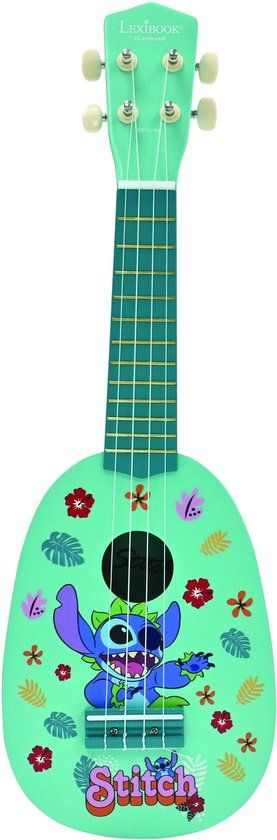 {"int": 2615, "string": null} Stitch houten ukelele met nylon koorden - 21 '' - Multi Colour