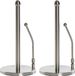 Item International Keukenrolhouder - 2x stuks - RVS - 17x35 cm