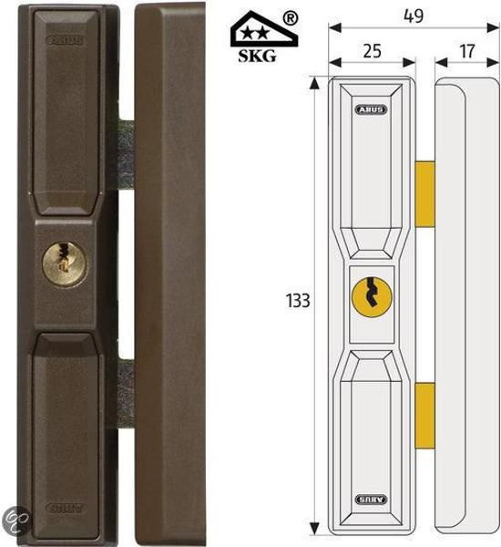 Abus DF88 raamslot SKG** bruin