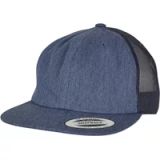 Flexfit Denim Trucker Snapback Pet - Blauw