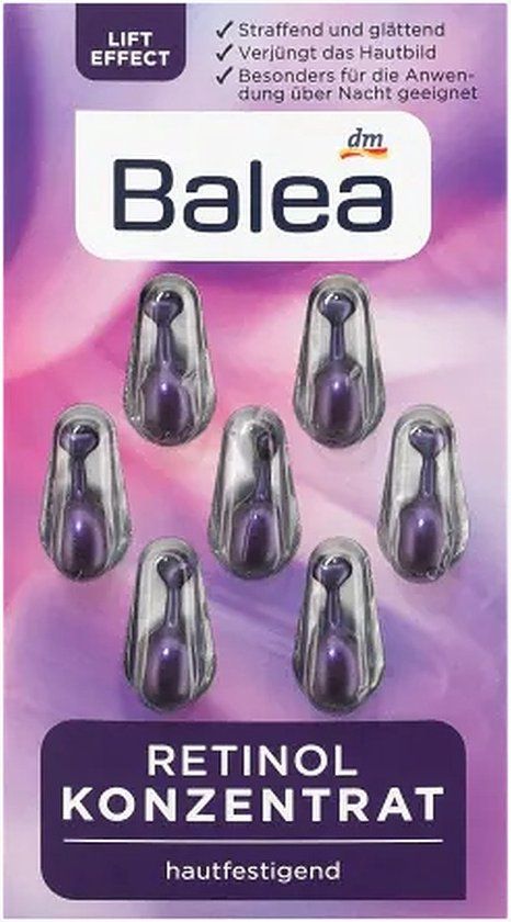 Balea DM Retinol Concentraat - 7 stuks - Anti-age - Collageenbooster