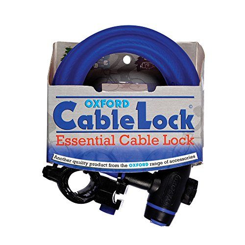 Oxford Kabelfietsslot - 12mm x 1.8m - Blauw