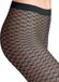 FALKE Old Fashioned gedessineerd materiaal transparent 20 DEN panty dames zwart - maat M-L