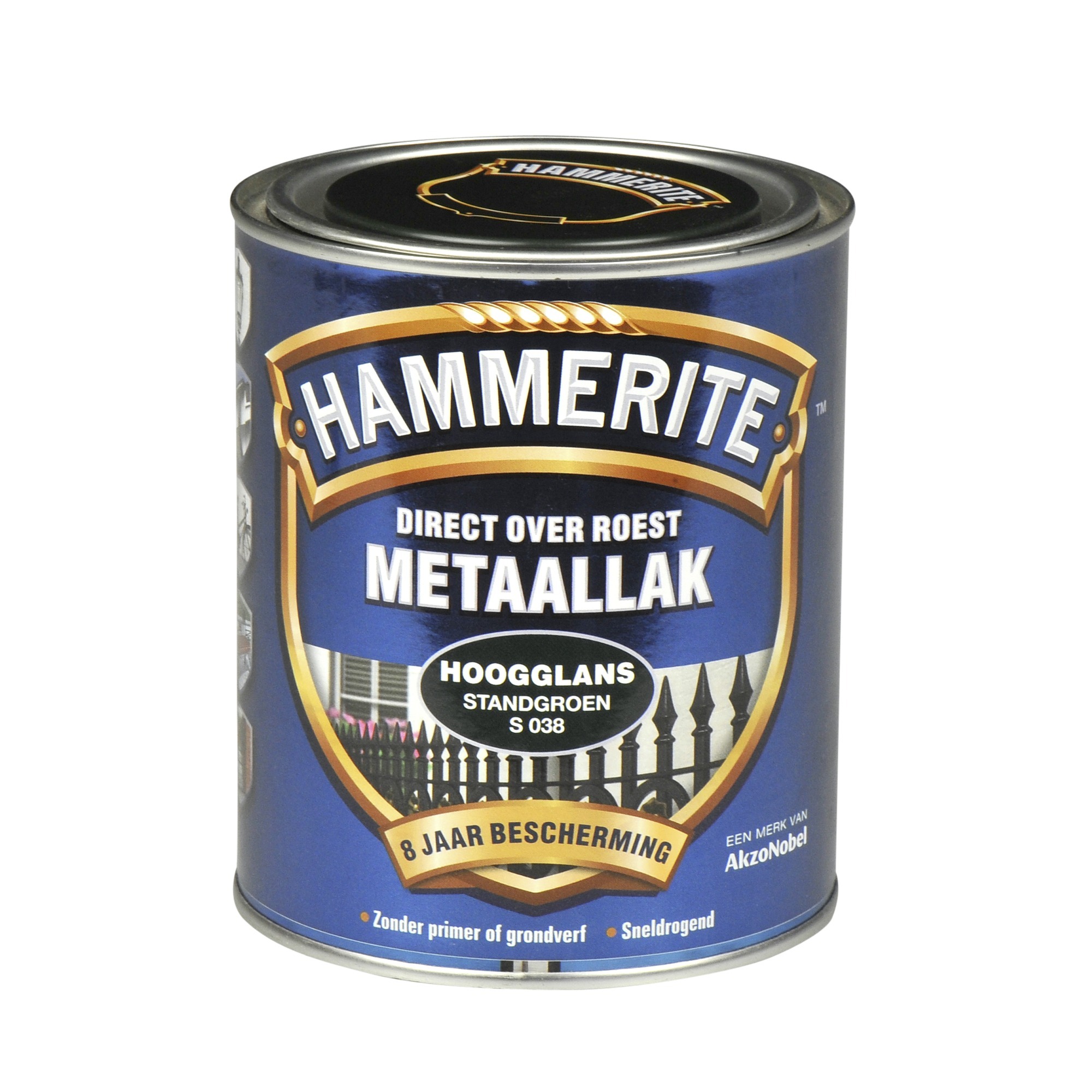 Hammerite direct over roest metaallak hoogglans standgroen - 750 ml