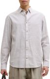 Jack & Jones Summer Linen Blend LS Overhemd Heren - Maat M