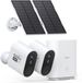 Aosu SolarCam System Max - 2 Beveiligingscamera's - 2K Resolutie - Zonne-energie - Draadloos - 32GB