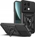 Techsuit Hoesje geschikt voor Xiaomi Redmi Note 13 4G - Camshield Back Cover - Zwart