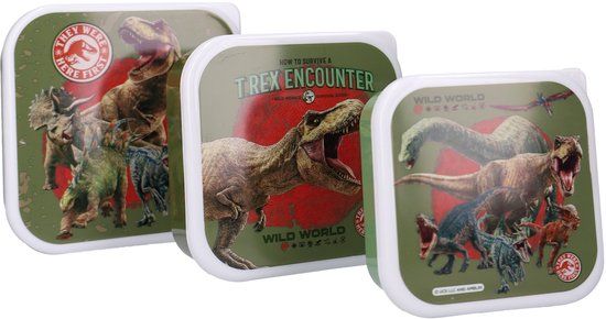 Jurassic World 3 in 1 snackbox
