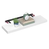VASAGLE Vrijhangende Boekenplanken, Kantoorplanken, 80 x 20 x 3,8 cm