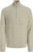 Jack & Jones Trui Jjpaul Knit Half Zip 12279336 White Melange Mannen Maat - L