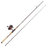 Abu Garcia Tormentor2 Spinning Combo, zoetwater hengel reel snoekbaars snoekbaars, sterk lichtgewicht veelzijdig, rood, 2.13m matig snelle hengel, 2000 maat reel