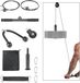 Latios Poulie de câble - Système de câble Lat Pulldown - Capacité de charge 127 kg - Incluant barre latérale et câble