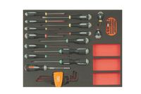 Bahco Foaminlay Fit&Go 3/3 met schroevendraaiers | inbussleutels en bits - 60-delig - FF1A1008