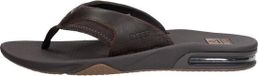Reef Leather Fanning Heren Slippers - Bruin - Maat 48