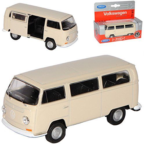 Welly Volkwagen T2 Beige bus Transporter 1967-1979 ca 1/43 1/36-1/46 model auto