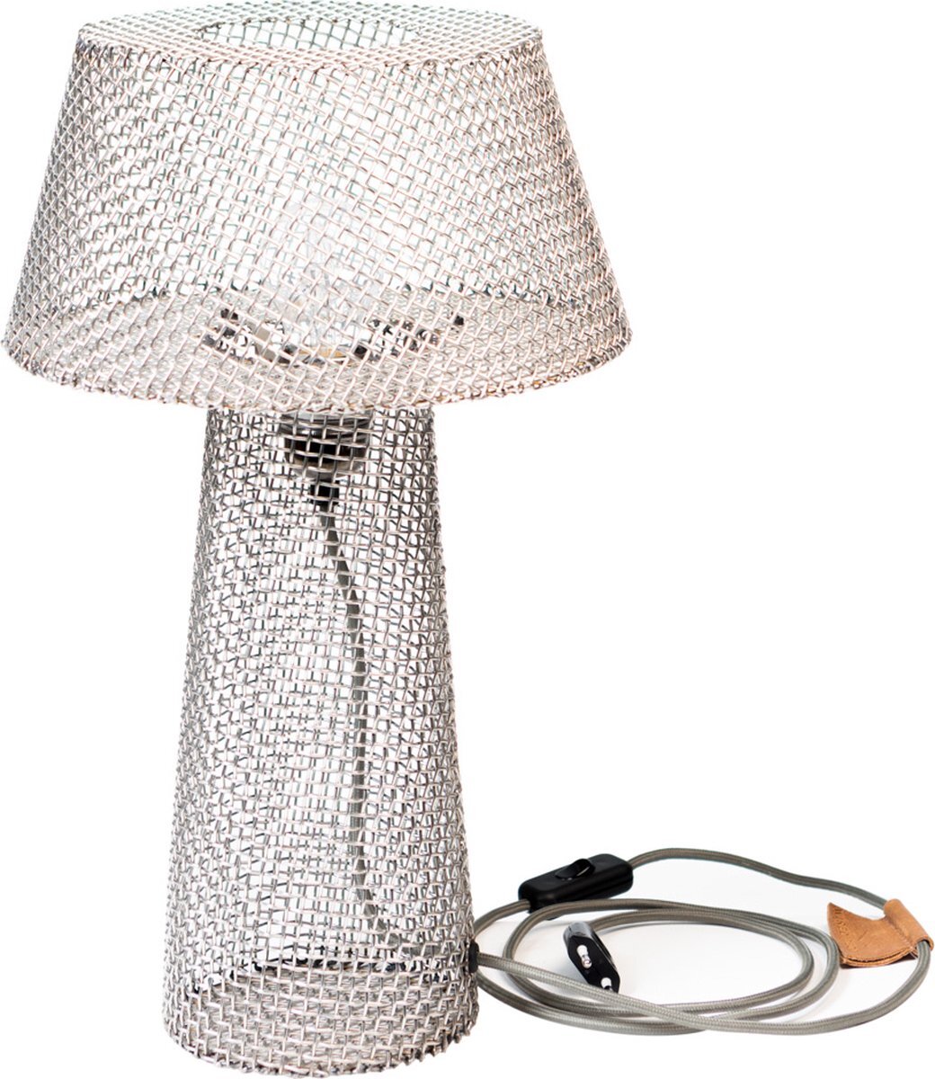 Rootsmann Lamp Metaalgaas - Mushroom Rvs | Industriële Verlichting