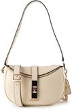 GUESS Brooke Shoulder Bag Cream White