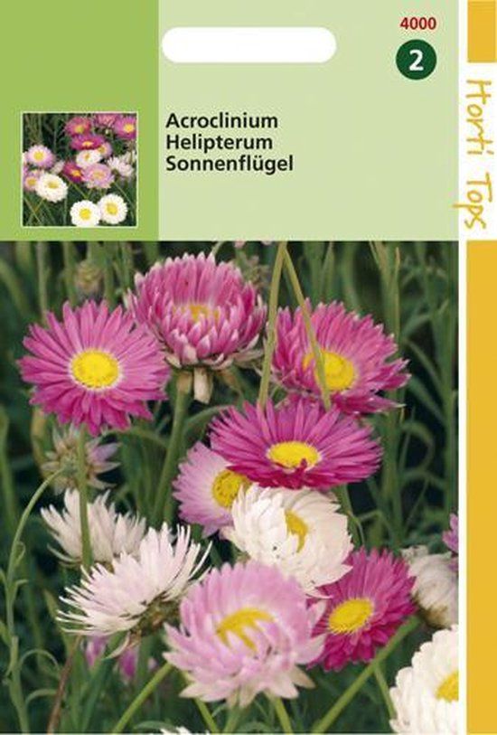 Hortitops Zaden - Bloemzaad - Zonnestrobloem - Gemengd