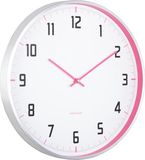 Karlsson Wandklok Sporty - Roze - Ø40cm