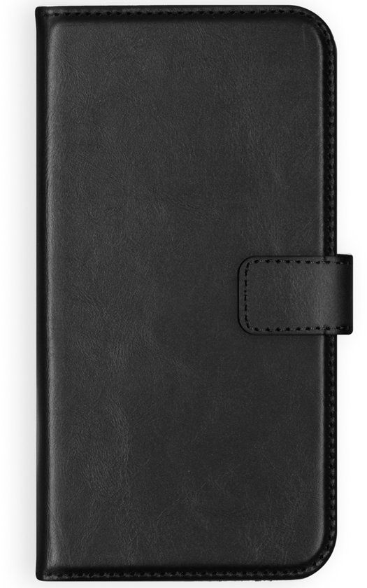 Selencia Echt Leren Bookcase voor de Samsung Galaxy A71 - Zwart
