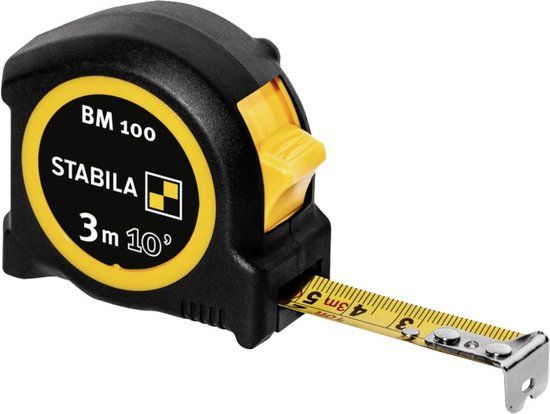 Stabila Rolmaat 3 m ABS BM100cm+inch 19569