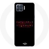 Maniacase Hoesje voor Oppo A93 5G Stranger Things Logo Poster Vrolijk Kerstfeest
