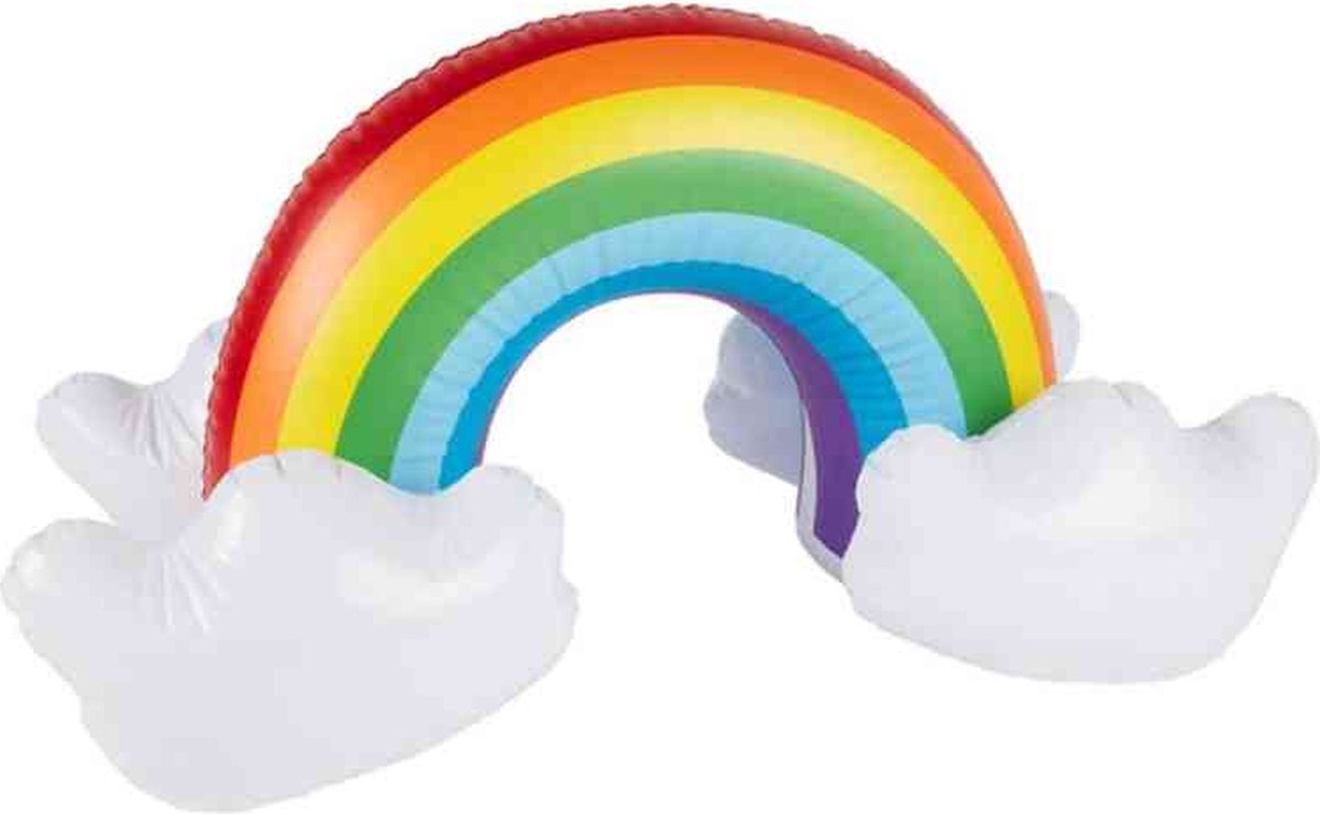 Smiffys Feestdecoratie Inflatable Rainbow Regenboog