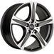 RONAL R55 SUV noir mat poli 8.5Jx18 5x112 ET45