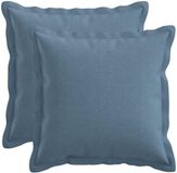 vidaXL - Kussensloop - 2 stuks - Katoensatijn - Jeans blauw - 40 x 40 cm