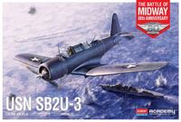 Academy Modelbouwpakket Militaire voertuigen - 12350 USN SB2U-3 - The Battle of Midway 80th Anniversary Plastic - 1:48 - Modelbouw
