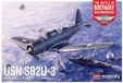 Academy Modelbouwpakket Militaire voertuigen - 12350 USN SB2U-3 - The Battle of Midway 80th Anniversary Plastic - 1:48 - Modelbouw